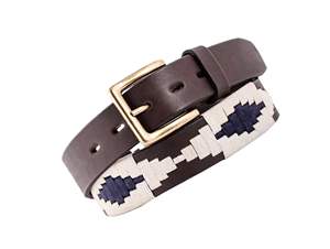 Ceintures en cuir Polo personnalisées, ceinture Polo en cuir véritable, broderie argentine, ceinture en cuir Polo - Product Image 3