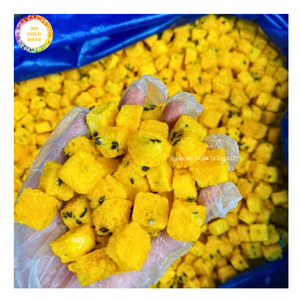 เสาวรสฟรีซดรายขายส่ง ผลไม้เปรี้ยวธรรมชาติแบบชิ้น ขนมขบเคี้ยวอบแห้งแบบฟรีซดราย บรรจุภัณฑ์ 20 กรัม 99 โกลด์ ดาต้า - Product Image 2