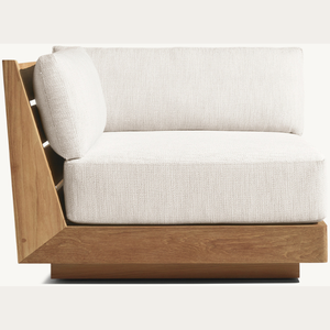 Canapé-lit en teck en promotion, avec mousse douce et résistante, adapté à l'extérieur comme à l'intérieur, robuste et durable. - Product Image 4