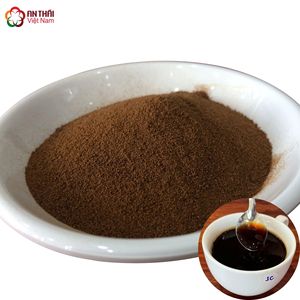 Vente en gros de poudre de café instantané caféiné séché par atomisation extrait robusta soluble aux fruits pour boisson alimentaire de marque privée OEM - Product Image 1