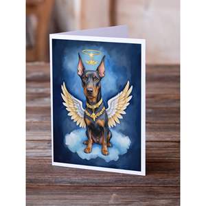 แปลก Doberman พินเชอร์นางฟ้าของฉัน A7การ์ดอวยพรแพ็ค8การ์ดเปล่าหมายเหตุพร้อมซองจดหมายขนาด5x7 - Product Image 2