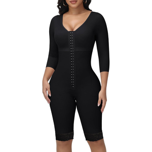 Compression Jumpsuit Unisex High Elastic Antibacterial Breathable Full <b>Body</b> Sports Romper Spandex/Nylon Seamless Quick Dry - Product Image 1