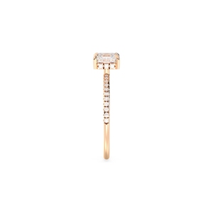 แหวนเพชรเดี่ยวทรง Asscher น้ำหนัก 1.32 กะรัต คุณภาพพรีเมียม REYES ทองคำแท้ 14K ได้รับการรับรองจาก IGI เพชร HPHT CVD ผลิตในห้องปฏิบัติการ สำหรับผู้หญิง - Product Image 4