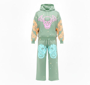 Sudadera con Capucha Neon Futurista para Hombre, Estilo Cibernético con Estampado Gráfico y de Circuitos Digitales en las Mangas, Top Vibrante de Alto Rendimiento - Product Image 4