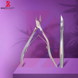 2026 Silver Color New Arrival Best Supplier Manicure Pedicure Tool Sharp Easy Grip Personalized Product Cuticle Nail Nippers - Product Image 2