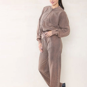 Survêtement pour femmes de haute qualité fabriqué au Pakistan, effet délavé à l'acide, prix de gros abordable - Product Image 3