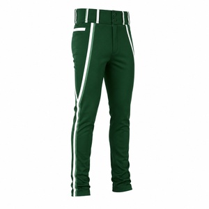 Pantalon d'uniforme de baseball pour jeunes avec genouillères rembourrées, double tricot, impression personnalisée, taille élastique, fournisseur OEM en gros - Product Image 5