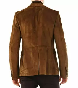 Premium Quality Genuine <b>Leather</b> Bomber <b>Jacket</b> for Men Winter Canvas Front Logo 2026 Trending - Product Image 4