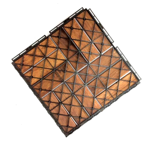 Azulejo de suelo de madera de Acacia de la mejor calidad para Villa al aire libre Apartamento Uso multiusos Material de metal de estilo de diseño tradicional - Product Image 3