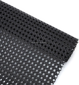 Black Rattan Woven Mesh <b>Mat</b> Perforated Pattern Customizable Home Decor Furniture Webbing Material 10-Year Shelf Life VIFARMEX - Product Image 1