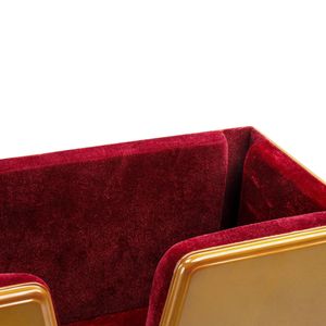 Support pour violoncelle brun rétro naturel avec couche protectrice en mousse - Product Image 6
