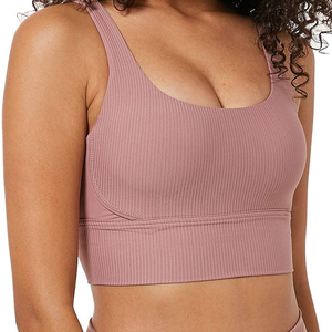 Soutien-gorge de sport pour femme, nouvelle collection, style manches, léger, couleur unique, qualité supérieure, marque privée, pour fitness et yoga. - Product Image 5