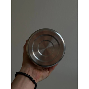 Seau à glace rond moderne en acier inoxydable à bas prix avec pince à glace et couvercle, pour bar, champagne et bière, sans poignée - Product Image 1