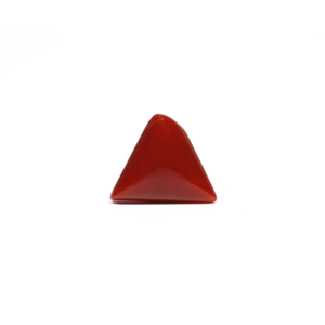 Natural Red Coral Loose Gemstone 9 Carat 6mm Cabochon for Fine Jewelry - Product Image 1