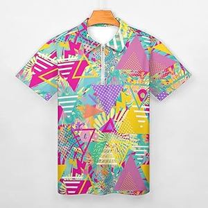 เสื้อยืดพิมพ์ลายผู้ชาย OEM ODM ผ้าพรีเมียม สำหรับกอล์ฟ แขนสั้น รับทำโลโก้ตามสั่ง - Product Image 3