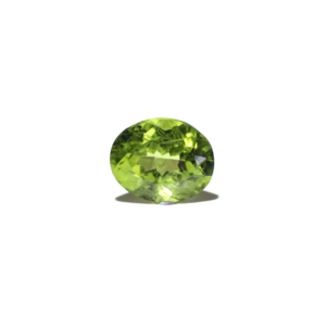 Loose 6.3 Carat Natural Peridot Gemstone-High Quality Faceted Cut Royal Blue Stone for Fine Jewelry - Product Image 1