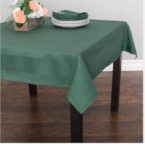 Eco Friendly Cotton <b>Table</b> Cloth Reusable <b>Dining</b> <b>Cover</b> Wrinkle Free Polyester <b>Table</b> Cloth for Hotel & Restaurant - Product Image 4