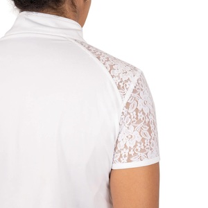 High Quality 4way Stretch Horse Riding Equestrian Shirt Top <b>Base</b> <b>Layer</b> Competition Show Polo Soft Feel Nylon Spandex Technical - Product Image 5