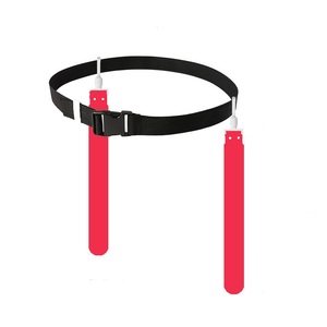 Drapeau réglable en PVC avec ceinture pour jeunes, enfants et adultes, taille personnalisée, couleurs vives, ensemble de ceintures de drapeaux sportifs pour le rugby, le football et autres sports - Product Image 1