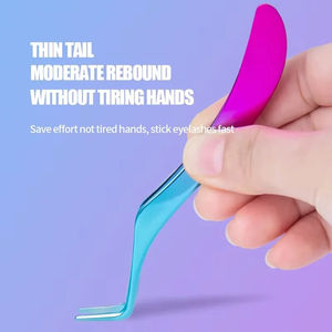 MAHFOOZ INSTRUMENTS Pince à épiler professionnelle en acier inoxydable de haute précision pour greffe de cils, antistatique et durable - Product Image 5