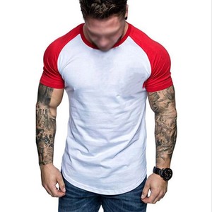 Camisetas de Manga Corta Raglán de Algodón 100% para Hombre, Personalizadas con Logotipo, al por Mayor, Transpirables, de Corte Regular y Secado Rápido - Product Image 2