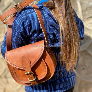 กระเป๋าสะพายข้างหนังแพะธรรมชาติ7*9สายคาดลำตัวได้ทุกเพศ, กระเป๋าผ้าใบวินเทจสุดหรูอเนกประสงค์กระเป๋าสะพายข้างหนังแท้อเนกประสงค์ - Product Image 2