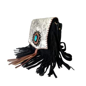 Eco-Friendly Bohemian Animal Print <b>Messenger</b> <b>Bag</b> Made Genuine Leather Lightweight Durable Design <b>for</b> <b>Women</b> Summer Autumn Winter - Product Image 2