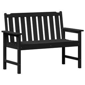 ม้านั่งในสวน HDPE สีดำ ขนาด 47.24 X 23.23 X 34.65 นิ้ว - Product Image 2