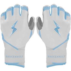 ถุงมือตีเบสบอล/ซอฟต์บอลคุณภาพพรีเมียมระดับมืออาชีพ ออกแบบโลโก้ได้ตามต้องการ หนังวัวแท้ ปิดด้วยแถบตีนตุ๊กแกสำหรับทั้งมือซ้ายและขวา - Product Image 1