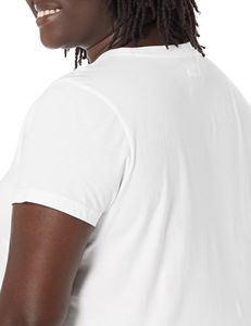 New Design <b>Women's</b> <b>White</b> Crew Neck T-<b>Shirt</b> <b>Short</b> <b>Sleeve</b> Regular Fit Casual 100% Cotton Jersey Breathable Solid Color All Seasons - Product Image 2