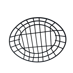 Wholesale Portable Iron <b>Basket</b> French <b>Bread</b> <b>Basket</b> Powder Coating Black Stackable Storage Wire Metal Wire <b>Basket</b> - Product Image 2