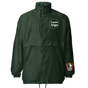 Veste coupe-vent légère avec capuche et fermeture éclair, style bomber en satin pour homme, style universitaire d'équipe de football américain - Product Image 1