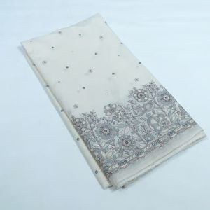Tela de Red con Lentejuelas y Bordado de Perlas, Material de Encaje de Gasa de Doble Capa de Lujo para Vestidos de Novia y Ropa de Noche - Product Image 2