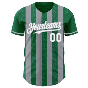 Athletic Fit Printed Baseball Jersey Quick Dry 100% Polyester Short Sleeve All Seasons - Product Image 6