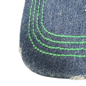 Gorra de Béisbol Ajustable AKA Dark Denim, Azul Oscuro, Bordada, Casual, Unisex, de Algodón y Mezclilla, para Viajes, Deportes y Moda al Aire Libre - Product Image 2