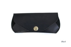 Distressed Leather <b>Sunglasses</b> <b>Case</b> Vintage Style Eyewear Protector Genuine Leather Wholesale Pouch LGC-0113 - Product Image 2