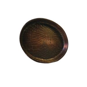 Bandeja de servicio de cobre, diseño superior de producto sin pulir - Product Image 1