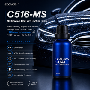 ECOWAY C516-MS Hydrophobic Polysilazane 9H Ceramic Car <b>Paint</b> Coating <b>UV</b> Protection High Gloss Formula Automotive Exterior - Product Image 2