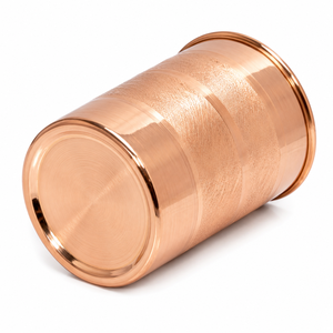 Pure Copper Water <b>Tumbler</b> <b>Glass</b> Handcrafted Copper Cup for Ayurvedic Health Benefits Drinkware for Home Office and Gifting - Product Image 1