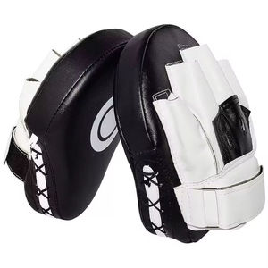 Adjustable Custom Brand Leather Boxing <b>Focus</b> <b>Pad</b>-Durable Breathable & Eco-Friendly for Training & Kickboxing - Product Image 4