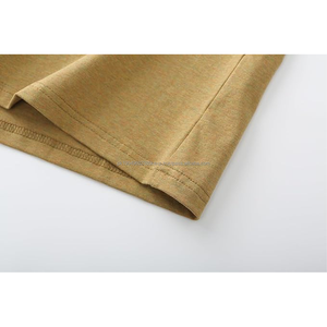 Camisetas Personalizadas con Logotipo para Hombre, 100% Algodón, Transpirables, de Secado Rápido, Estilo Urbano, Color Durazno Claro, para Uso Diario, Venta al Por Mayor - Product Image 5