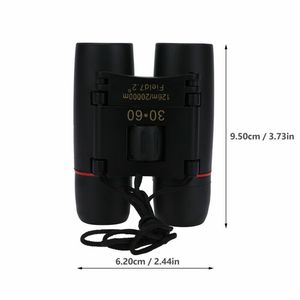 Binoculares compactos con zoom de 30x60, telescopio plegable para viajes al aire libre para caza diurna/nocturna para deportes y recreación - Product Image 4