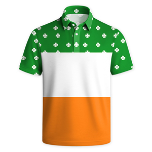 Chemises polo pour hommes en gros, performance, séchage rapide, écologiques, pour le golf, vêtements de sport légers - Product Image 1