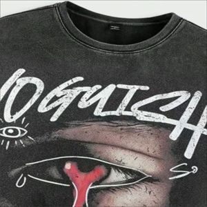 Camiseta de Algodón Personalizada con Hombros Caídos, Pedido Mínimo Bajo, Diseño con Estampado Gráfico, Tela Gruesa, Estilo Urbano, Informal - Product Image 5