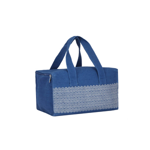 Sacs fourre-tout en jute de qualité supérieure, unisexes, à imprimé bohème, sérigraphiés, écologiques, doublure laminée double - Product Image 1