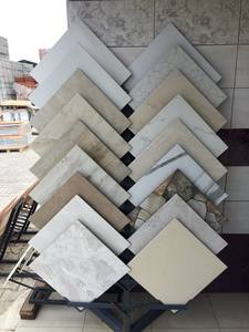 <span class=keywords><strong>Carrelage</strong></span> aspect marbre poli antibactérien grand format 60x60cm 80x80cm |   Carreaux de porcelaine émaillée blanche/grise adhésifs pour villa, salon, hôtel, salle de bain, carreaux de porcelaine haute brillance pour v - Product Image 1