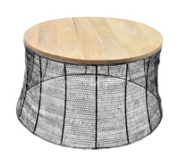 Table d'appoint moderne en aluminium et laiton doré de haute qualité, nouvelle table basse centrale en bois pour salon, salle à manger, meubles de maison