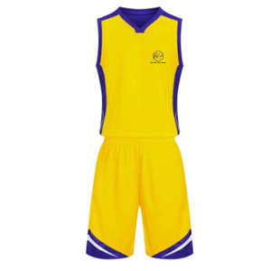 Uniforme de basket-ball de qualité supérieure 100% polyester, vêtements de sport, sur mesure, nouveau design, prix raisonnable, uniforme de basket-ball - Product Image 1