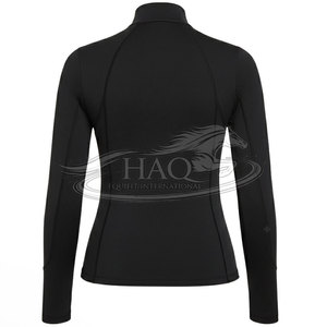 Chemise d'équitation à manches longues pour femmes, sous-vêtement de base respirant pour l'équitation, polyester et élasthanne, logo personnalisé - Product Image 2
