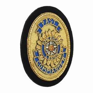 Écussons de sécurité personnalisés en fil métallique, brodés, avec attaches magnétiques pour uniformes - Product Image 2